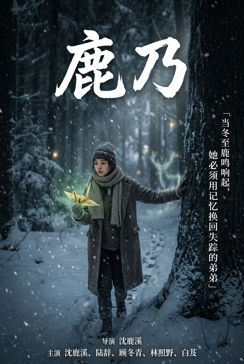 《鹿乃》主视觉海报